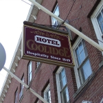 Hotel Coolidge exterior sign